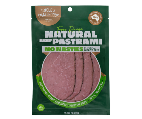 Natural Beef Pastrami 150g Sliced