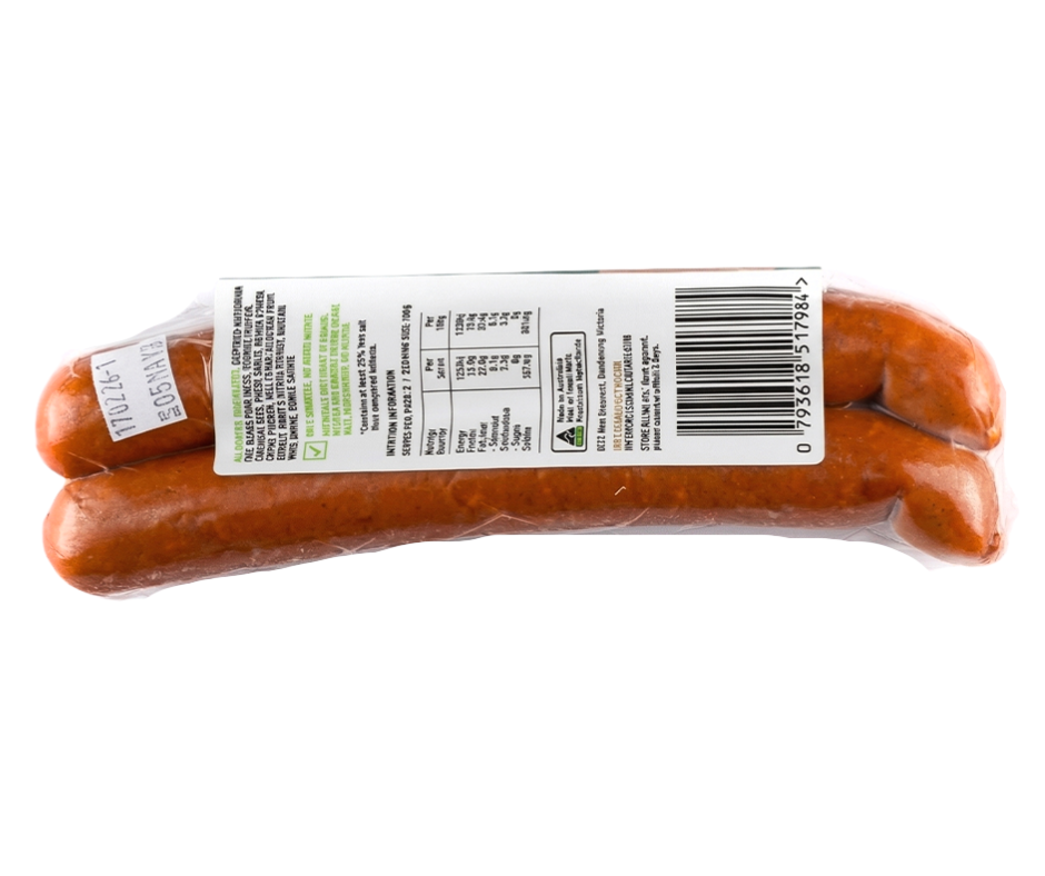 Natural Pork Kabana 200g - 2 Pack
